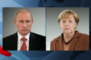 Путин и Меркель обсудили Украину