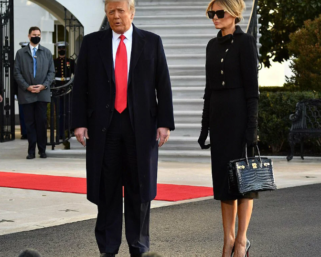 Сумка Мелании Трамп, которая затмила все наряды гостей на инаугурации Байдена